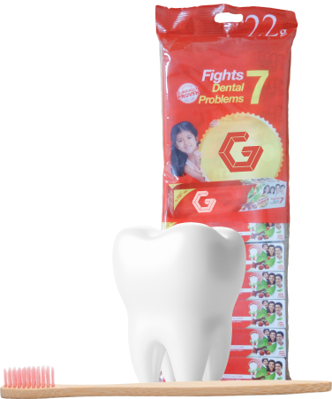 Dangler pouch for toothpaste